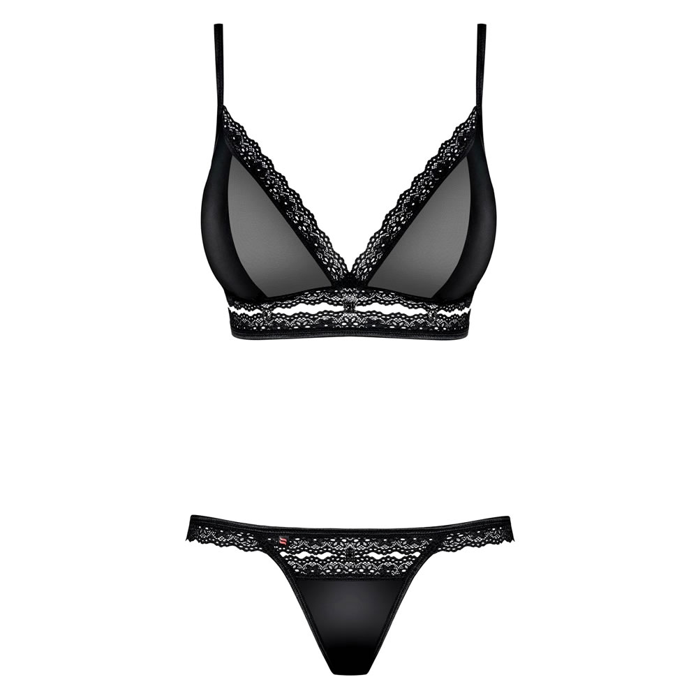 Obsessive Bra set with Lace Borders