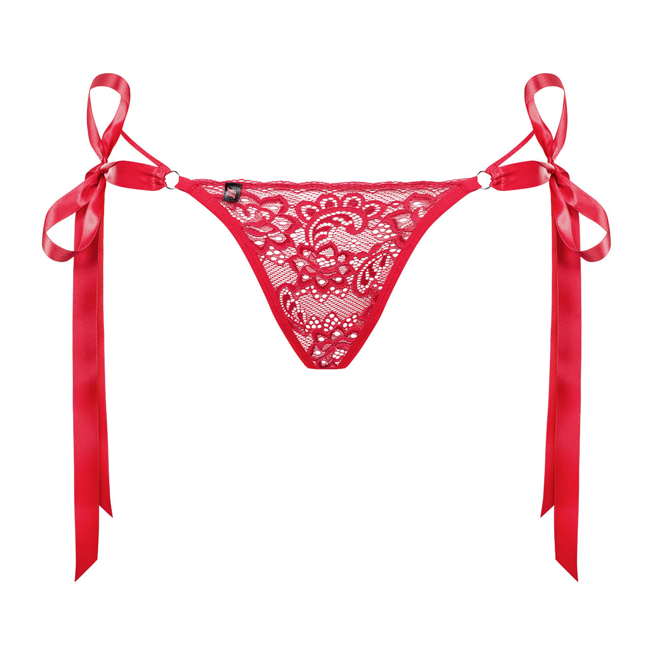 Obsessive Brazilian Thong with Satin Bow