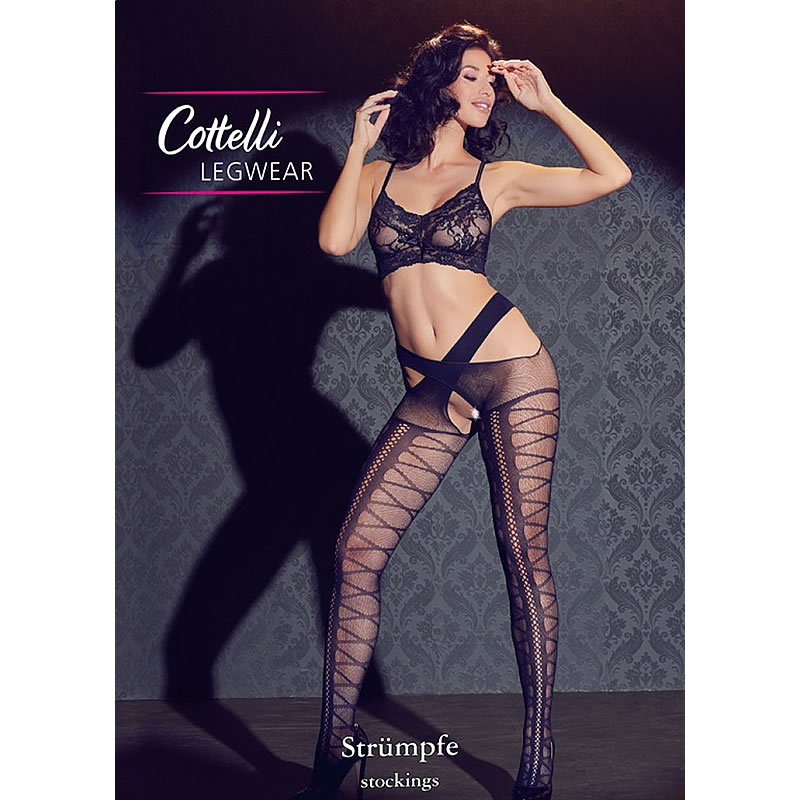 Net  Stockings with Hip Straps
