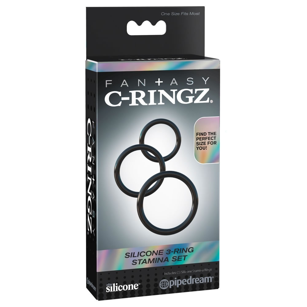 Fantasy C-Ringz Stamina Set - 3 Penisringe i st