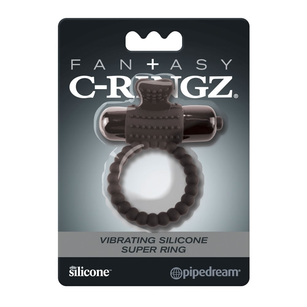 Fantasy C-Ringz Vibrating Silicone Super Cock Ring