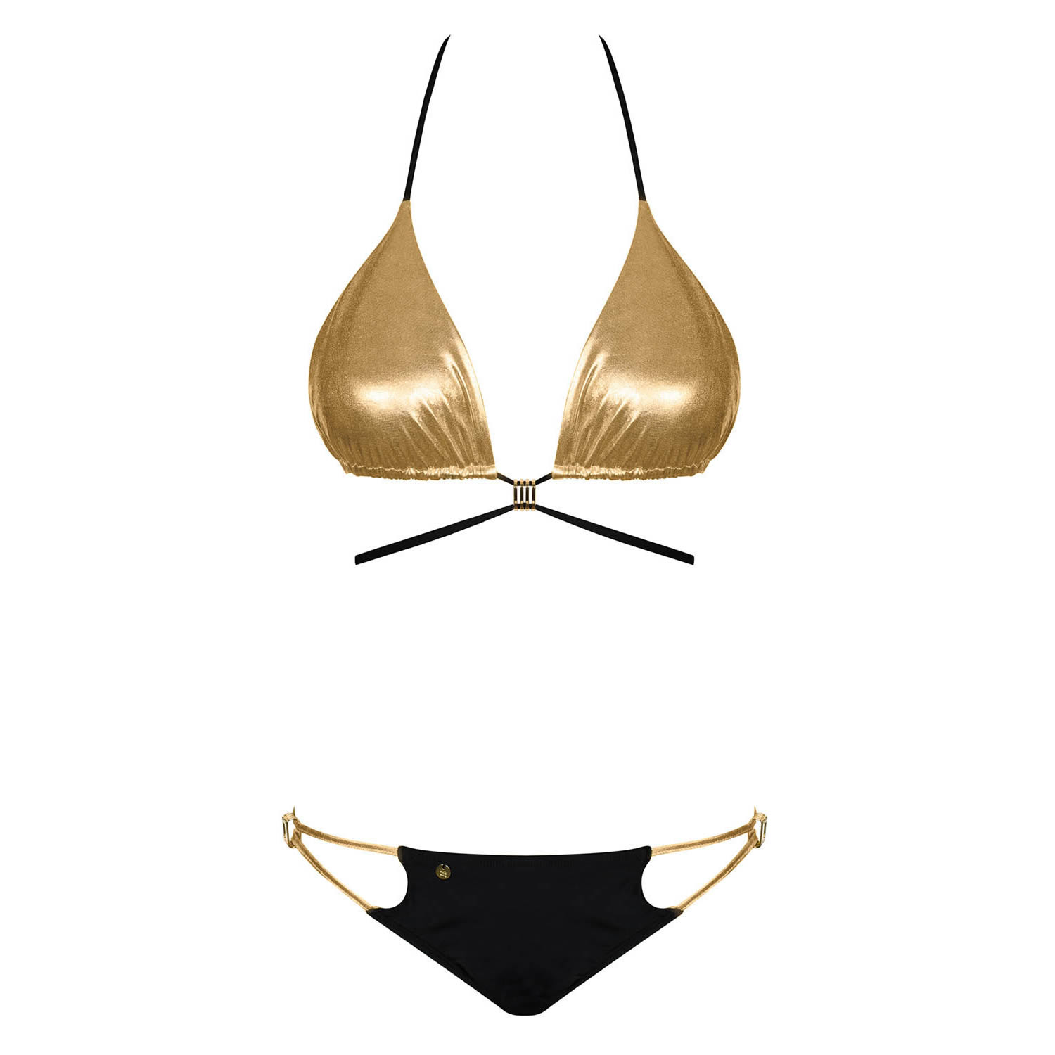 Obsessive Bikini Goldivia in Gold and Black