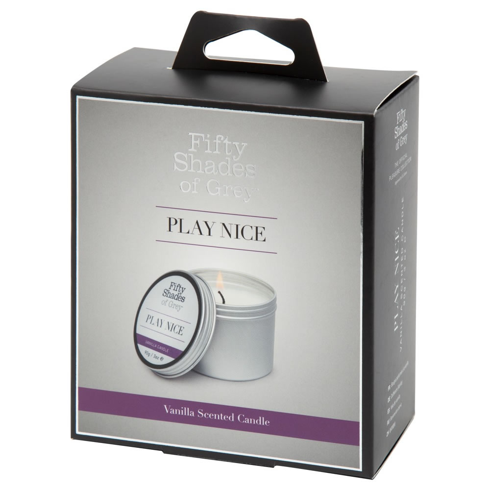 Fifty Shades of Grey Play Nice Vanilla Candle!