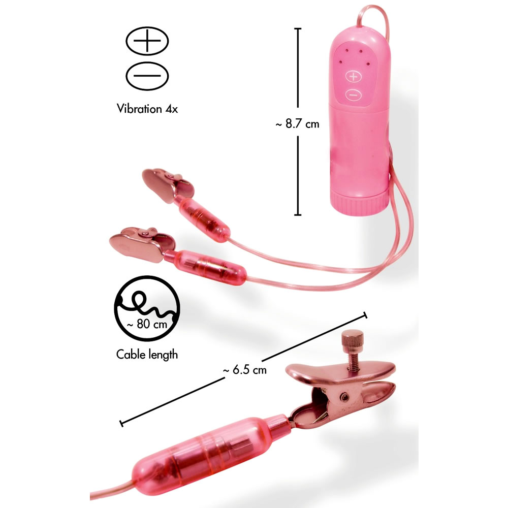 Nipple Clamps with Vibrator