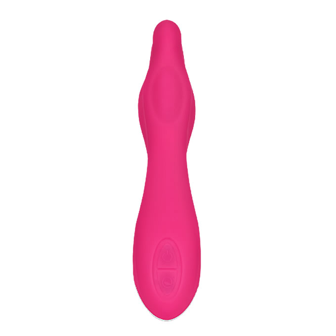 Naghi No. 2 vibrator with clitoris stimulator