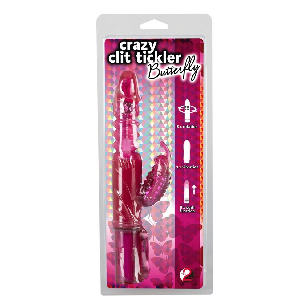Crazy clit tickler butterfly Pearl Vibrator