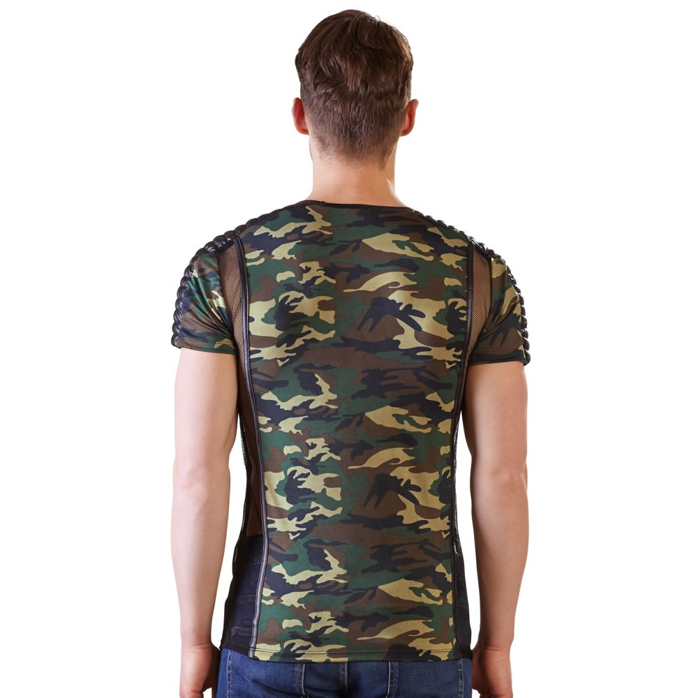 Camouflage Shirt with Net for Men