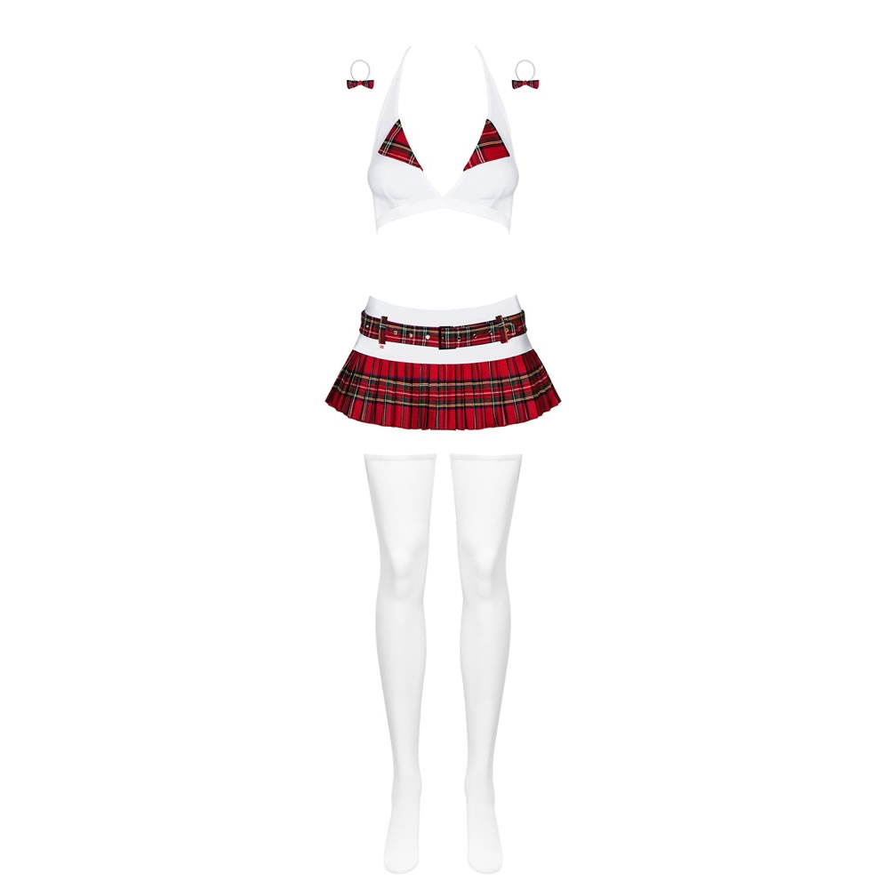 Obsessive Detention Schoolgirl Costume with 5 pieces