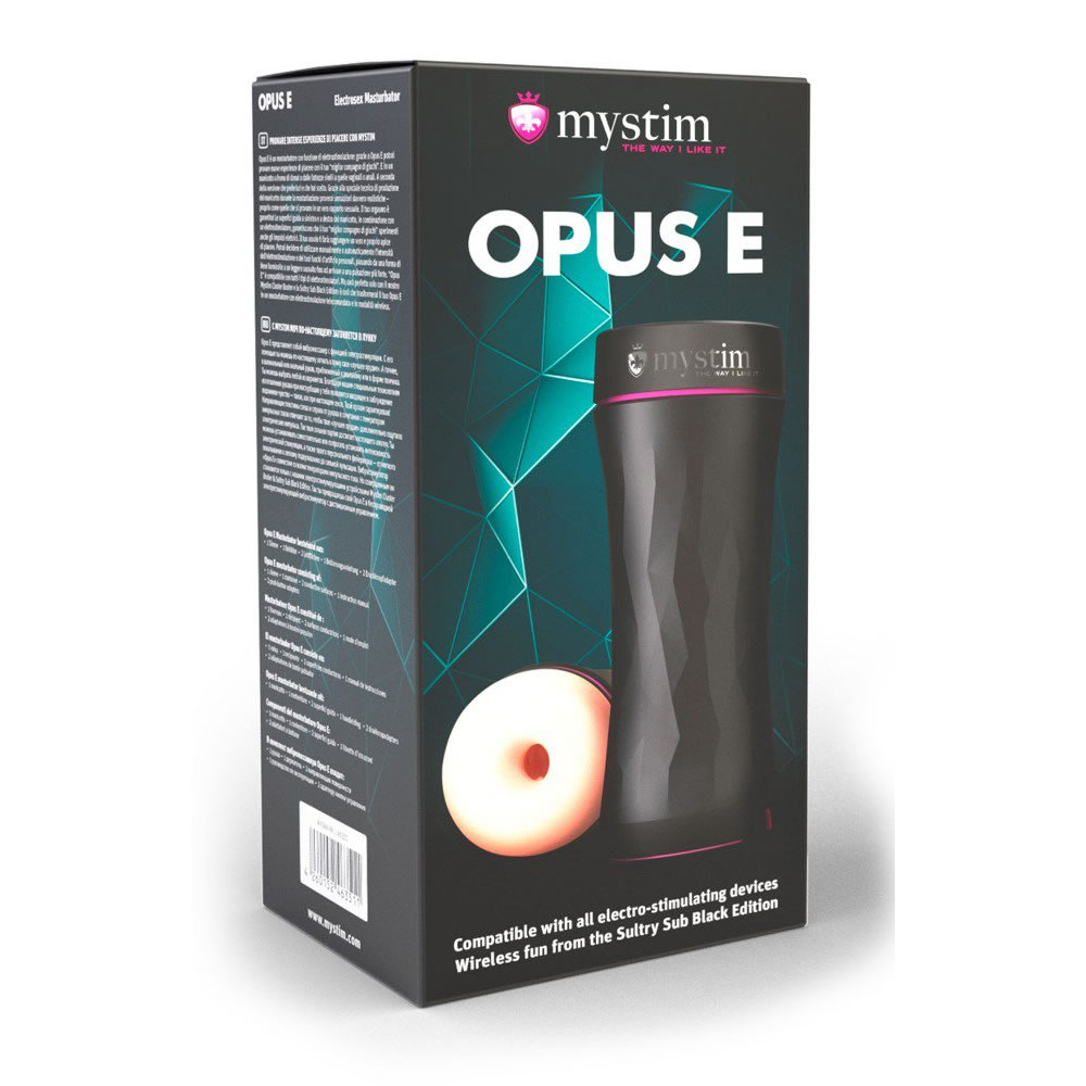 Mystim Opus E Donut Masturbator for Electrosex E-stim