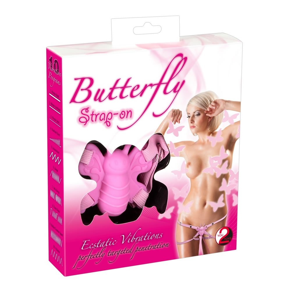 Butterfly Strap-On Clitoris Vibrator