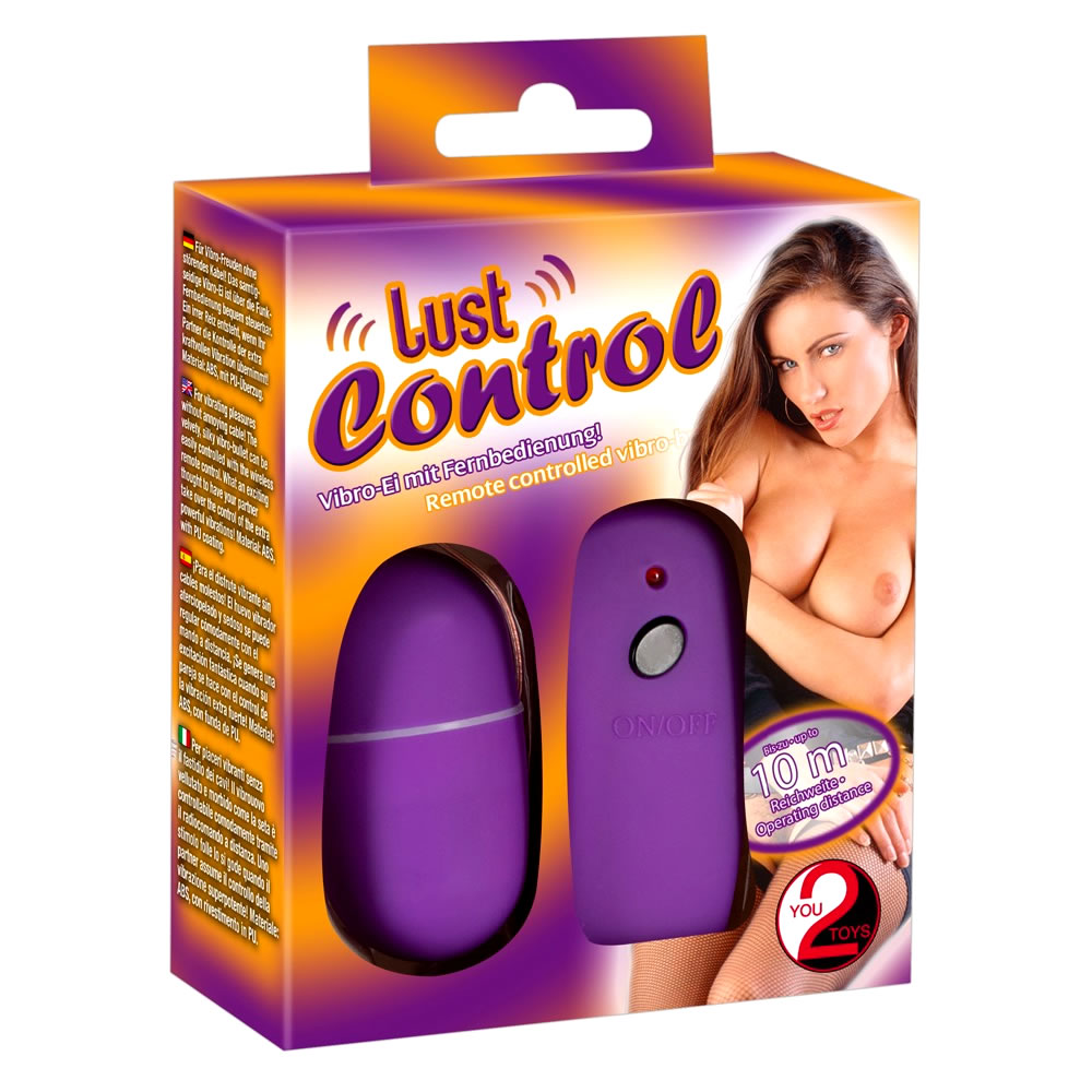 Lust Control Purple 10 speed Wireless Bullet