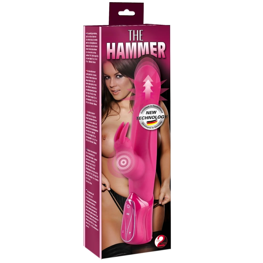 The Hammer Dildo Vibrator with Clitorial Stimulator