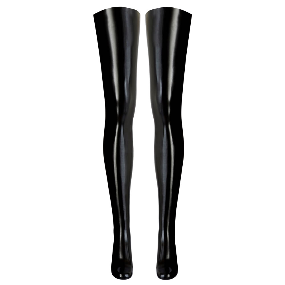 Latex Stockings in Black