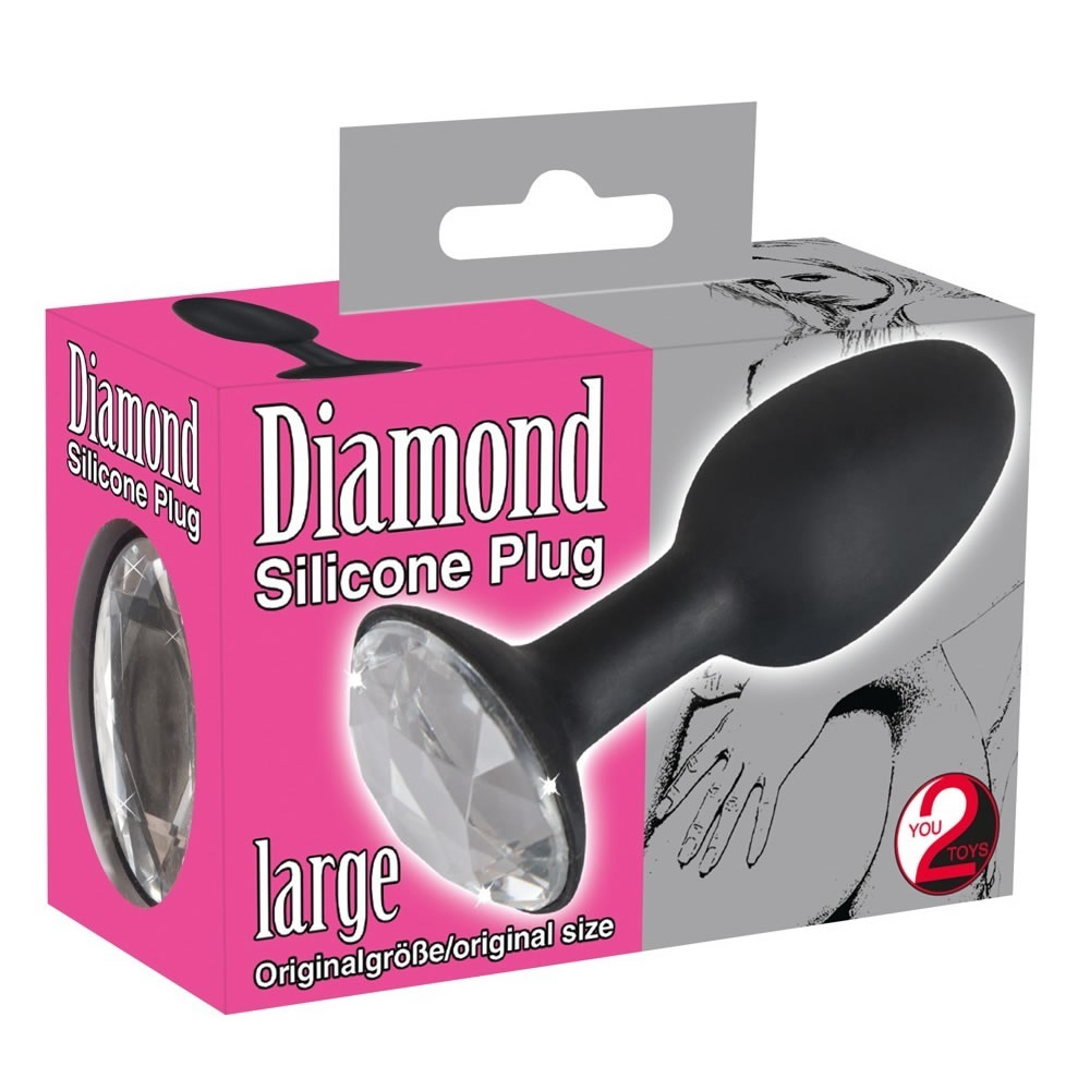 Diamond Butt Plug Large Anal Plug