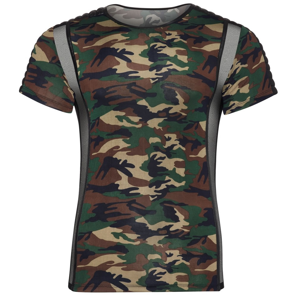 Camouflage Shirt mit Netz fr Ihn