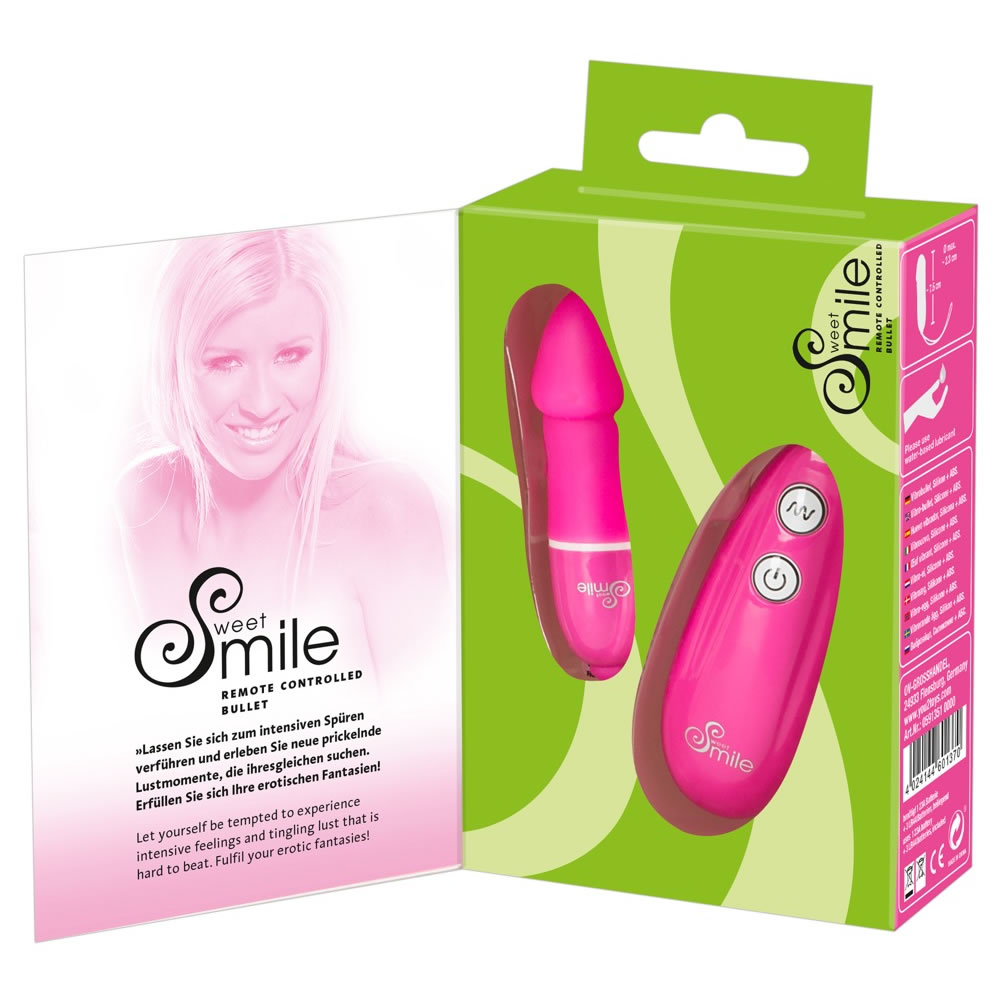 Sweet Smile Mini Vibrator med Trdls Fjernbetjening