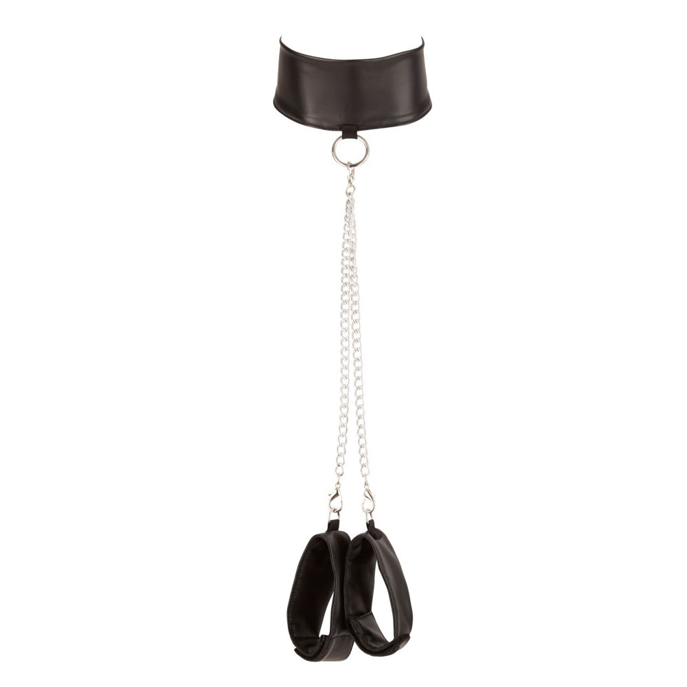 Bondage Suspender Lingerie with Handcuffs