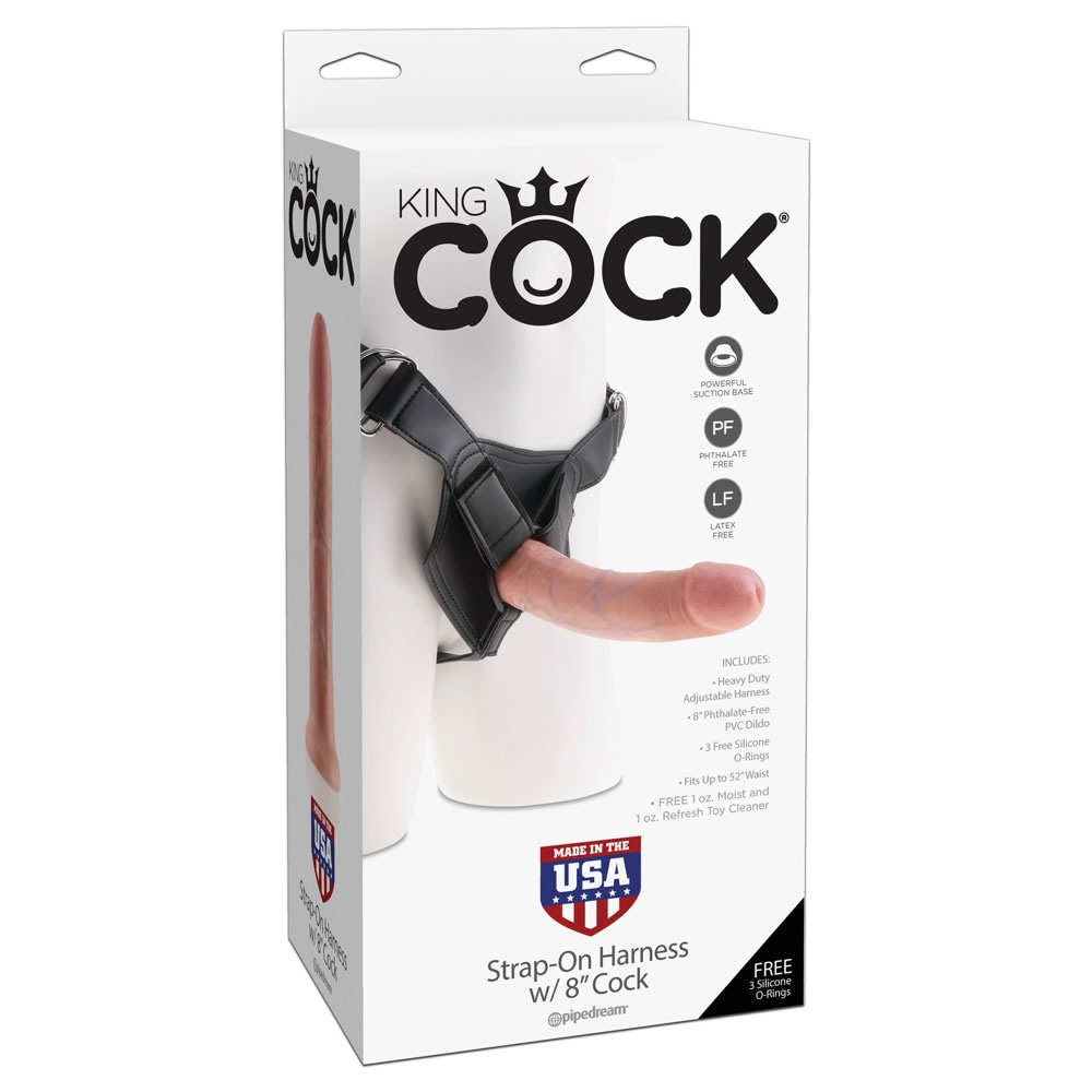 King Cock Strap-on Dildo mit Harness