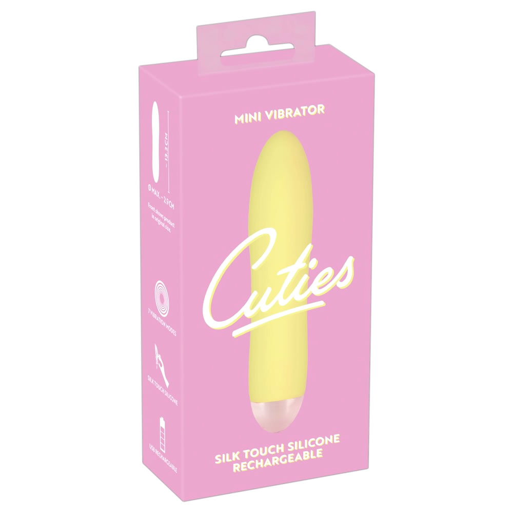 Cuties Mini Yellow - Vaginal & Anal Vibrator