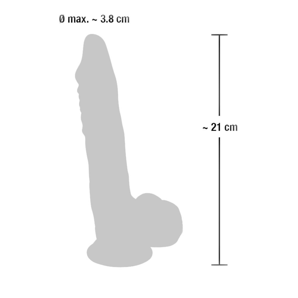 Medical Silicone Dildo with Suction Base