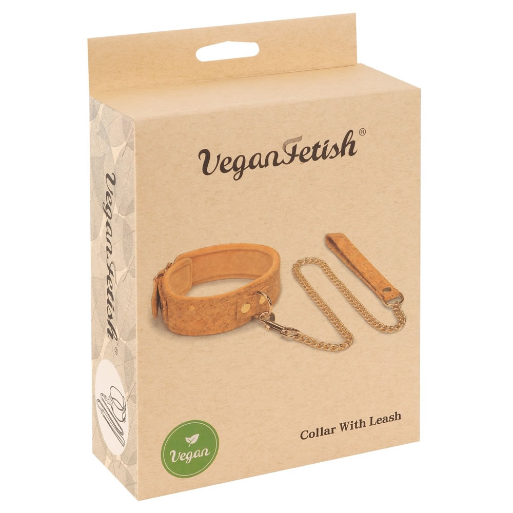 Vegan Fetish Collar plus Leash