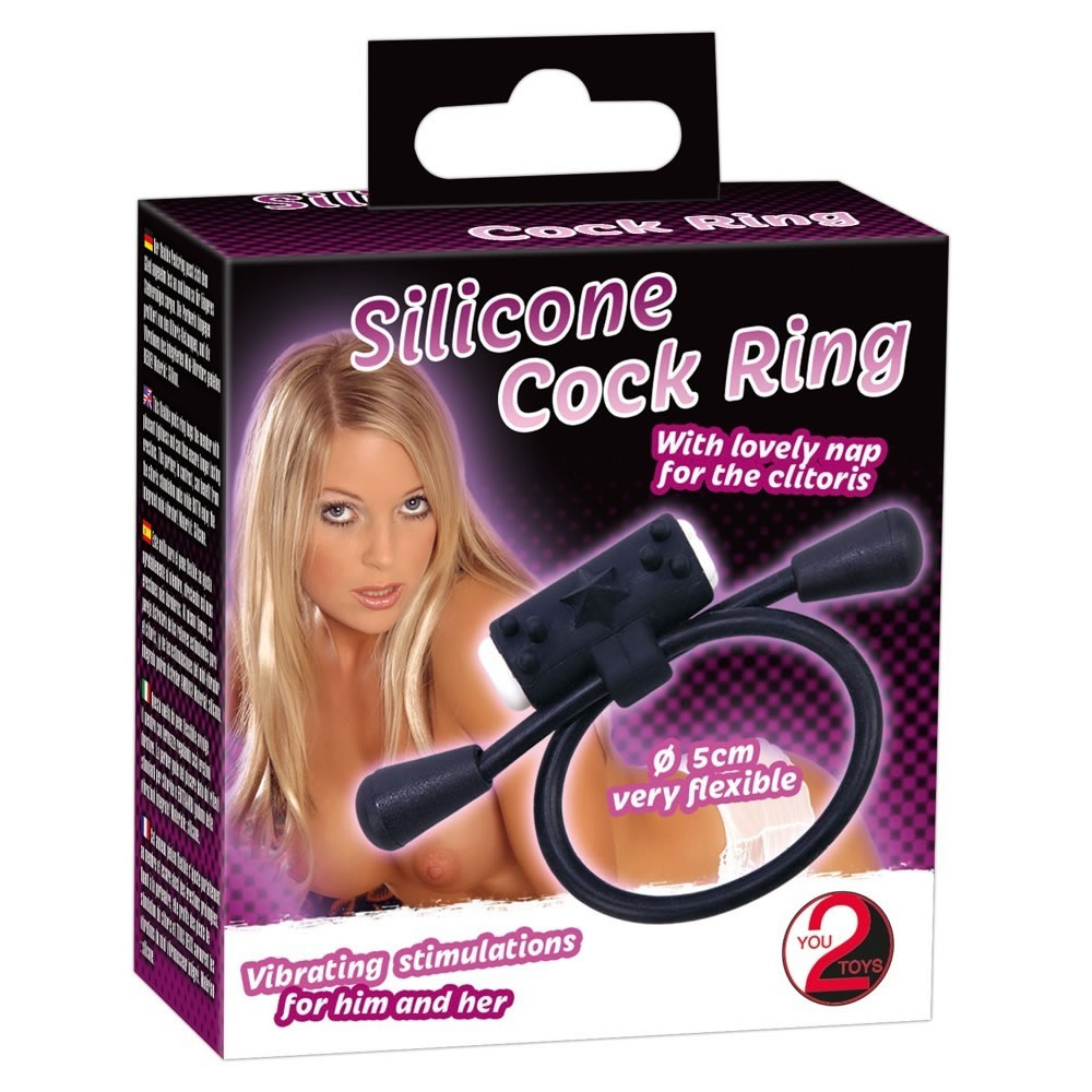 Silicone Cockring with Vibrator