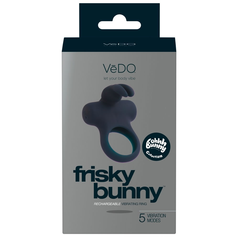 VeDO Frisky Bunny Penisring mit Vibrator & Klitorisreizer