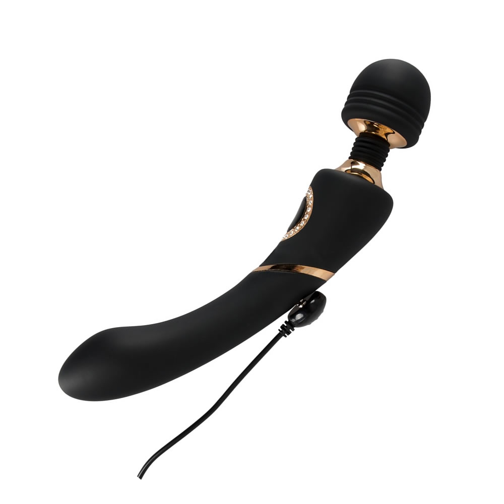 Cleopatra Wand Massager and Vibrator with Rhinestones