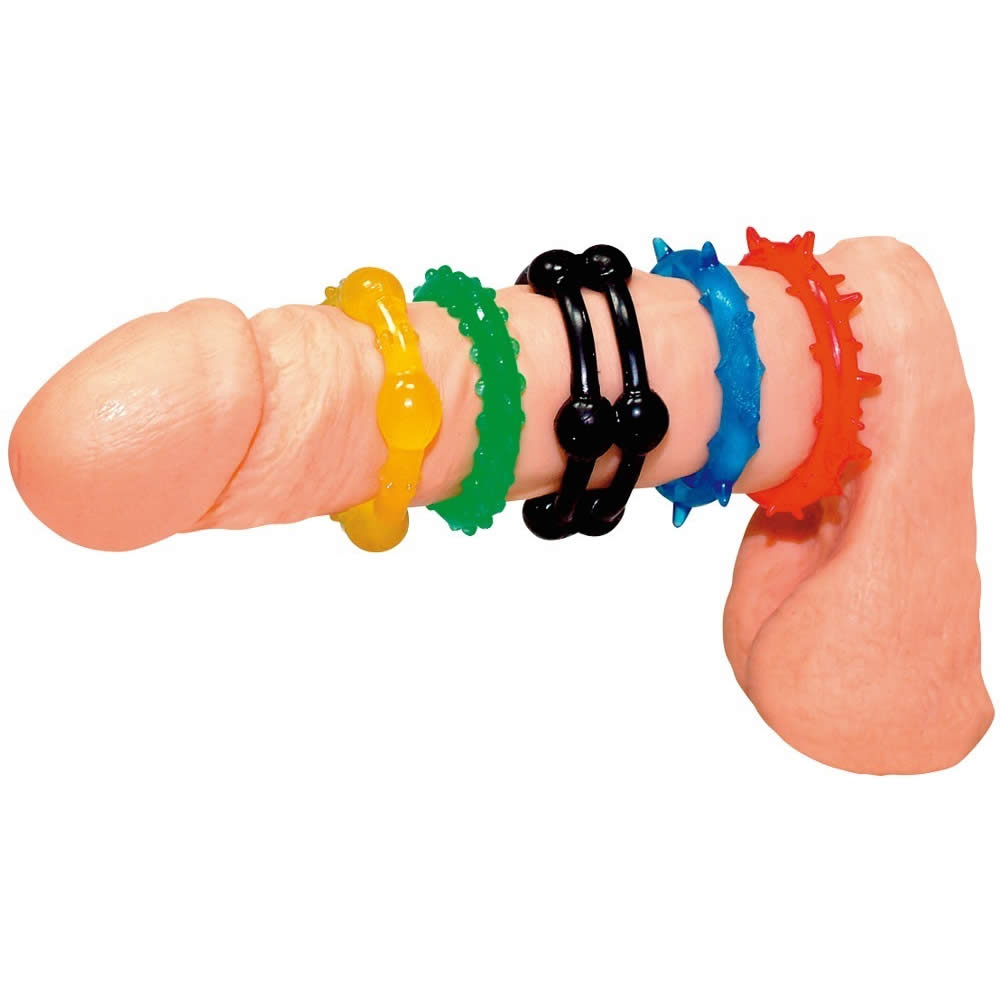 Marathon Color Cock Ring Set