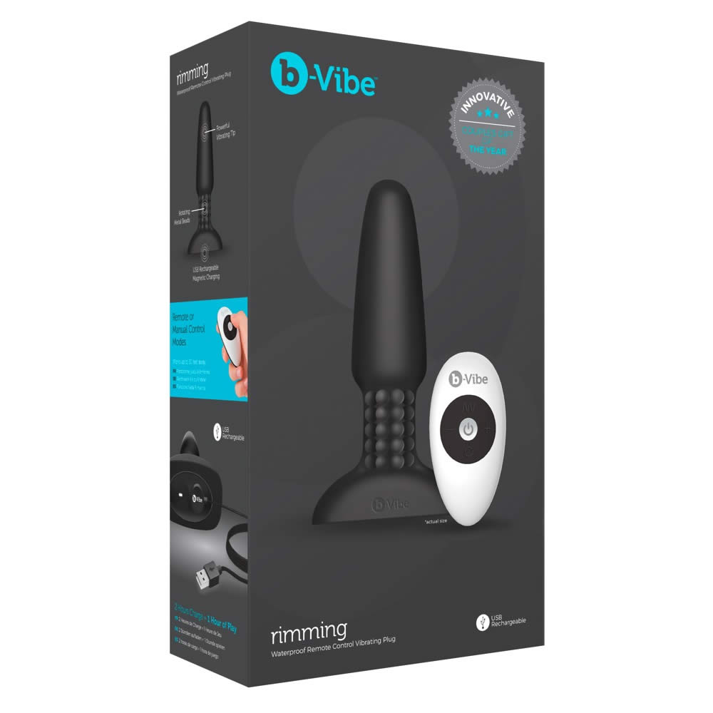 B-Vibe Rimming Anal Plug with Remote Control