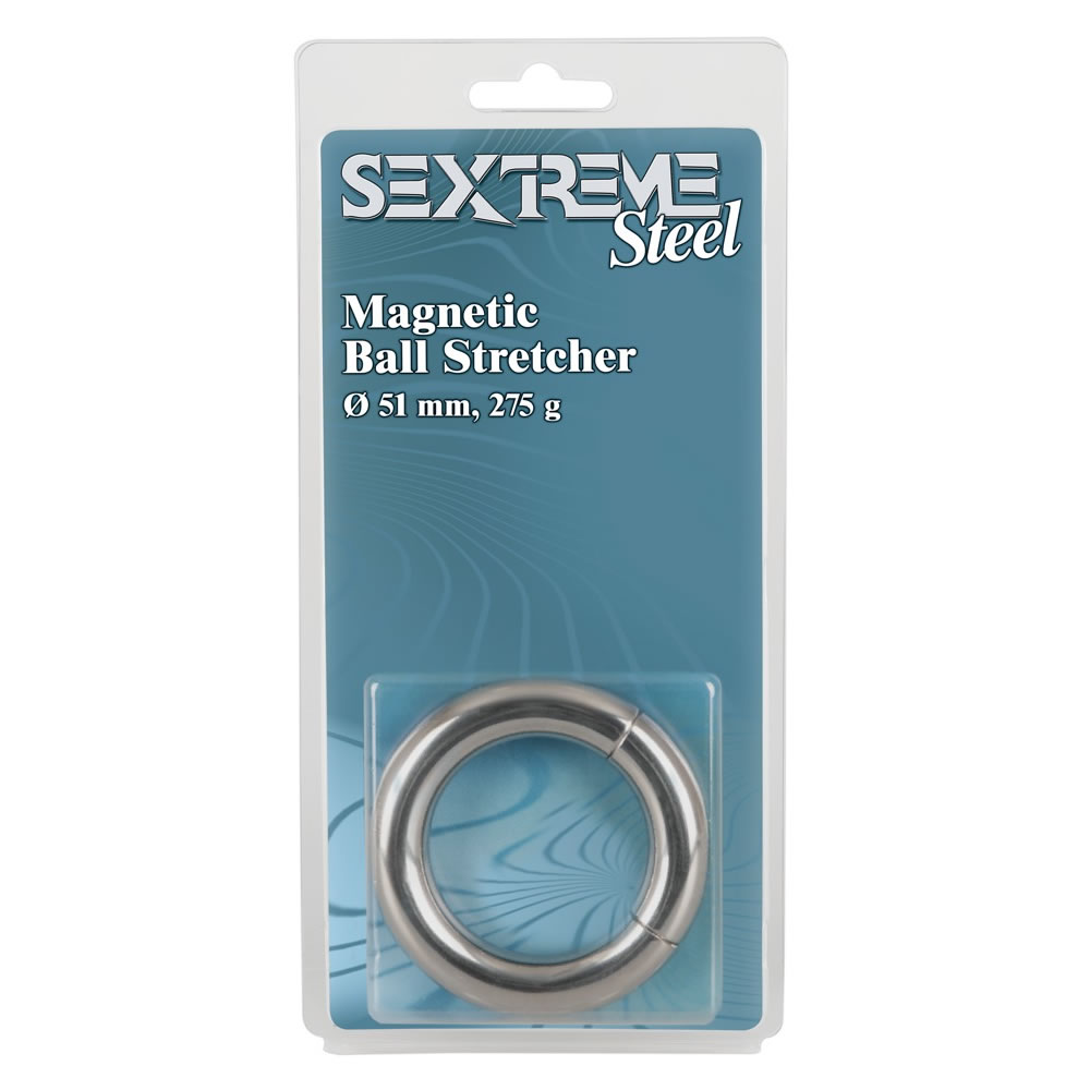 Penisring Magnetic Ball Stretcher aus Metall