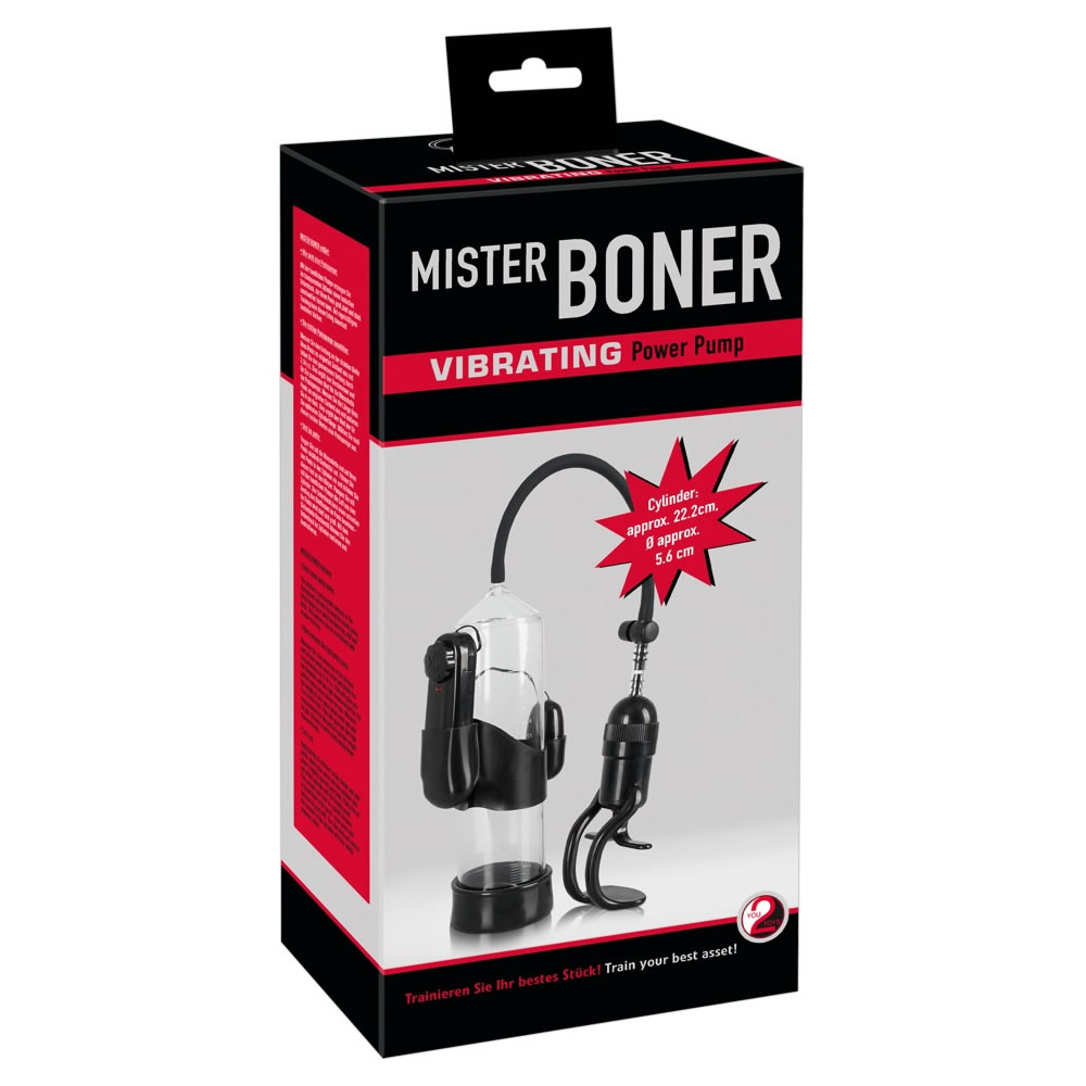 Mister Boner Penispumpe mit Vibrator