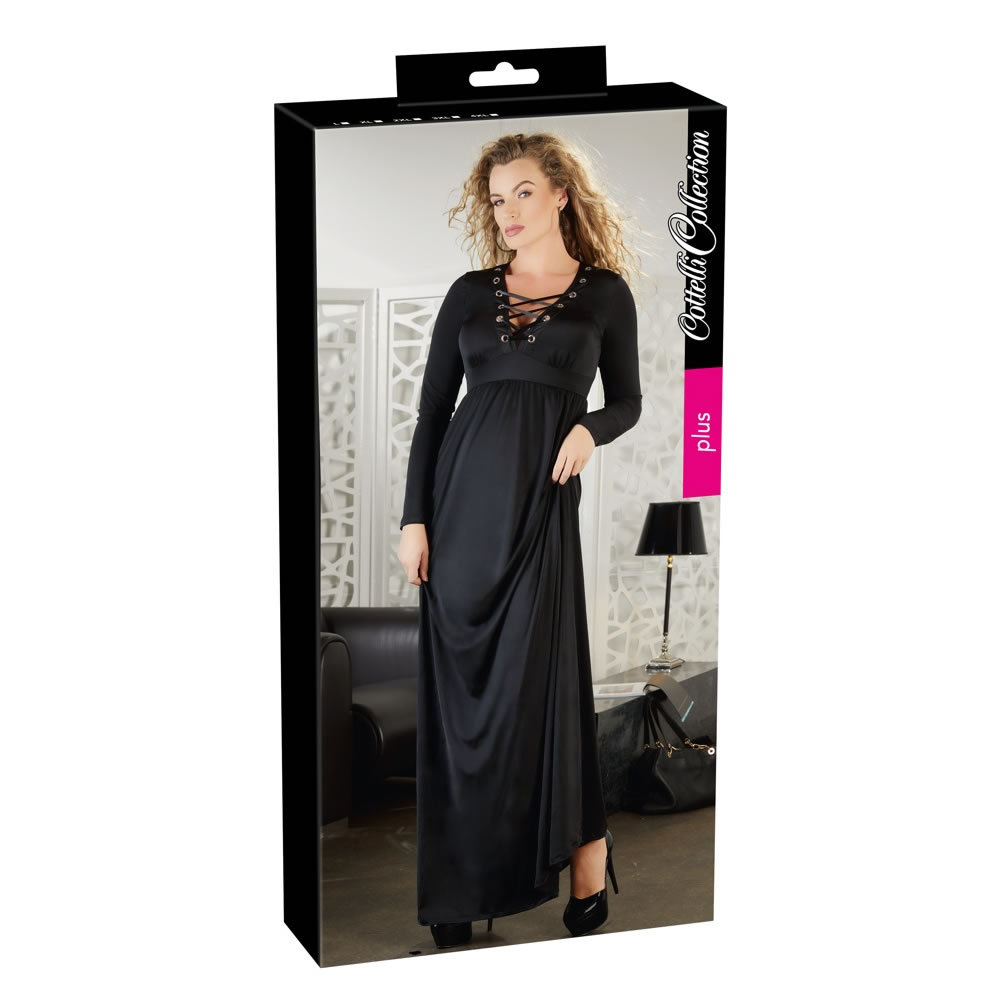 Long Dress in Plus Size with Lacing