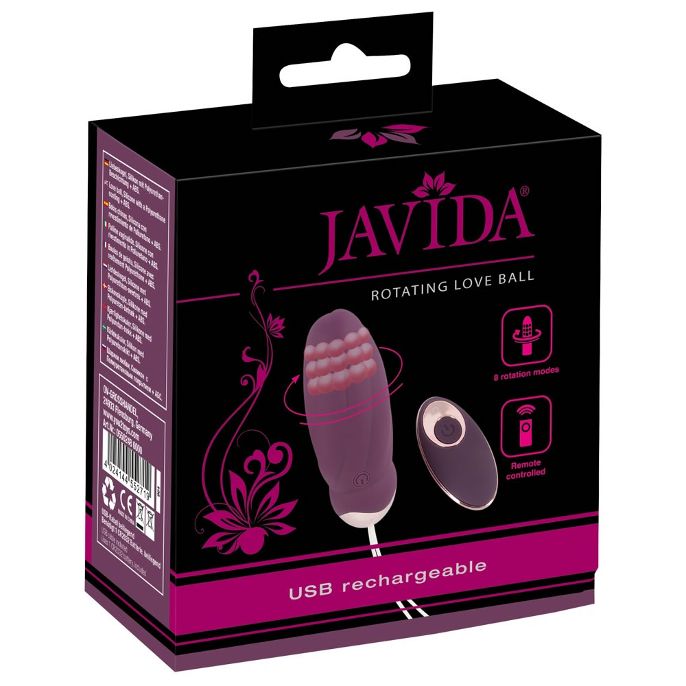 Javida Vibro-Ei mit Rotation und Fernbedienung