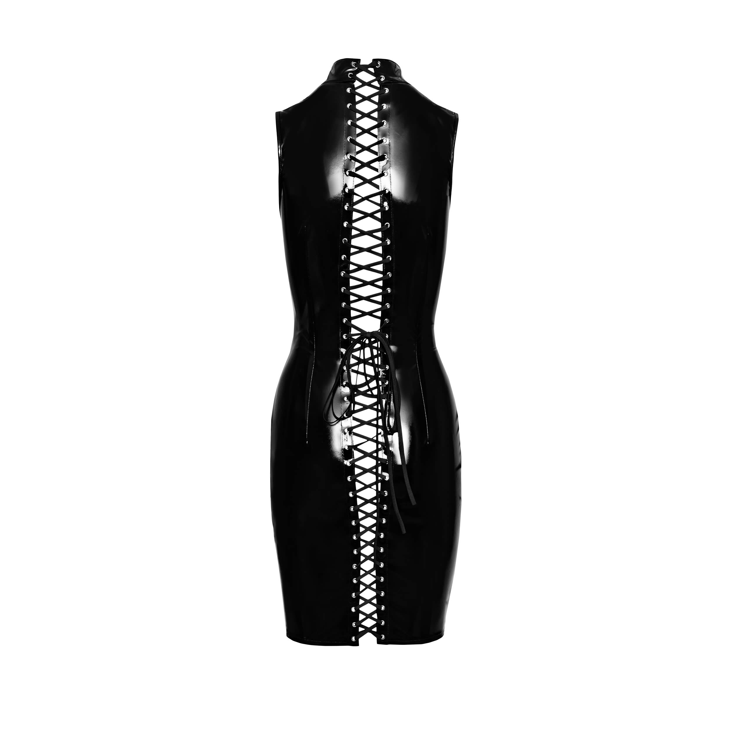 Vinyl Dress with Lacing