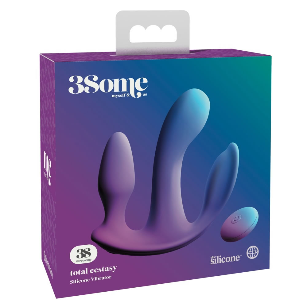 3some Total Ecstasy Anal, Vagina and Clitoris vibrator