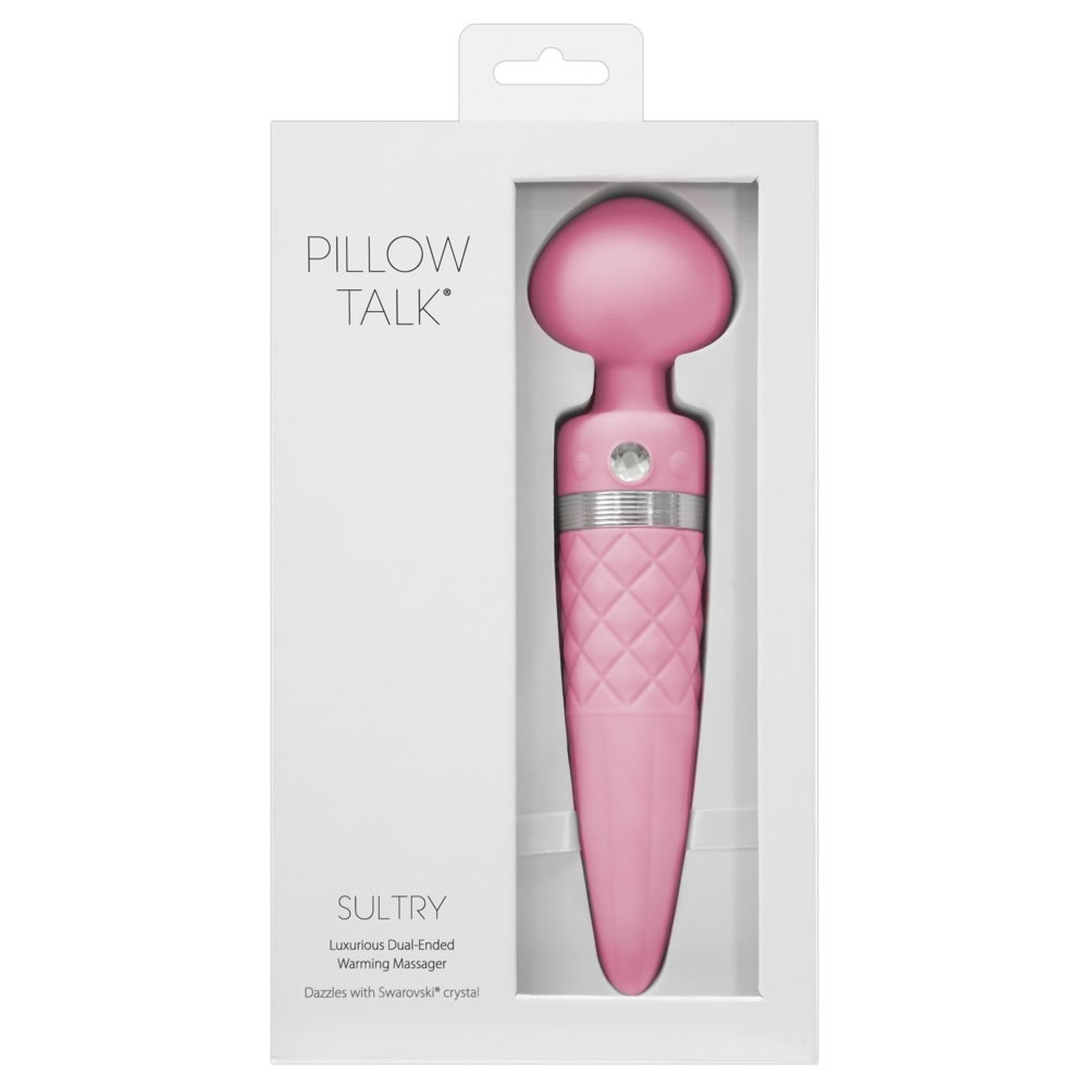 Pillow Talk Sultry Massagestab und Vibrator mit Swarovski-Kristall
