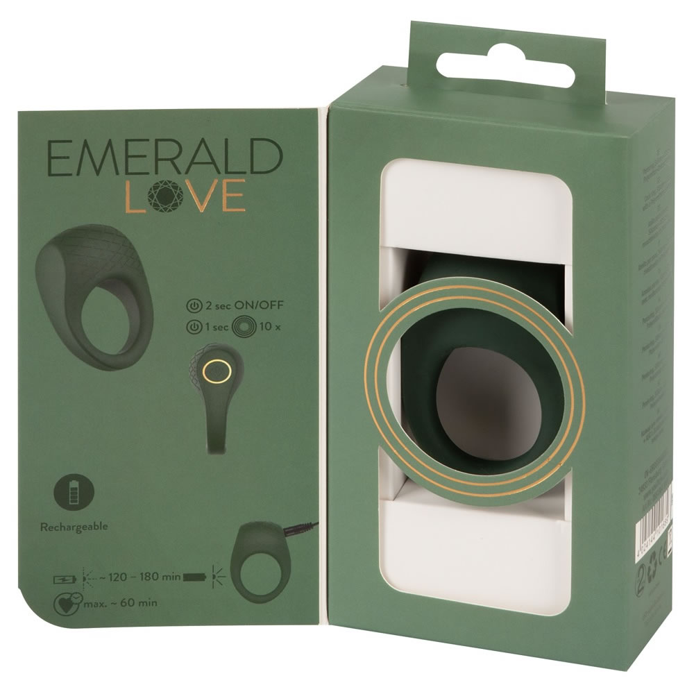 Emerald Love Vibrator Cock Ring