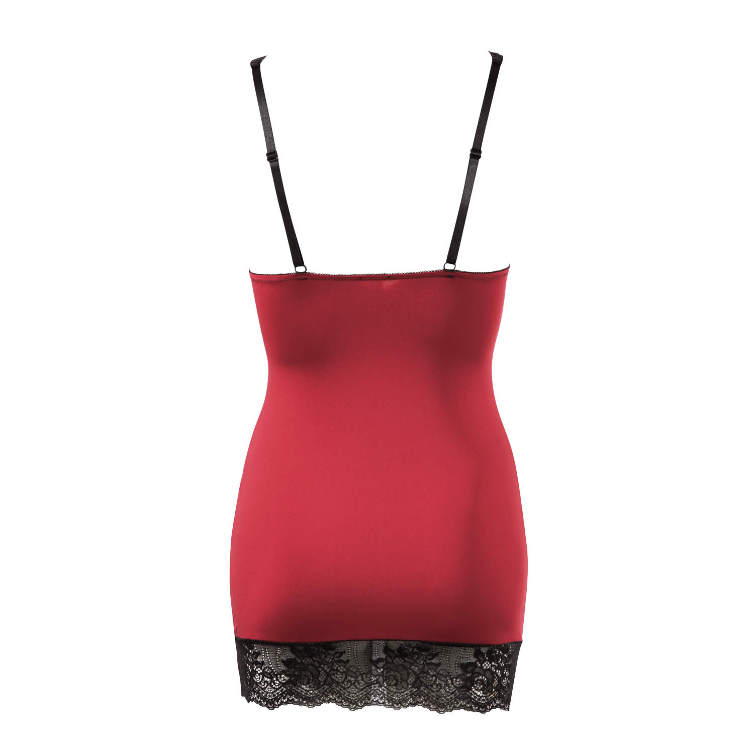 Red Lingeri Dress with Lace