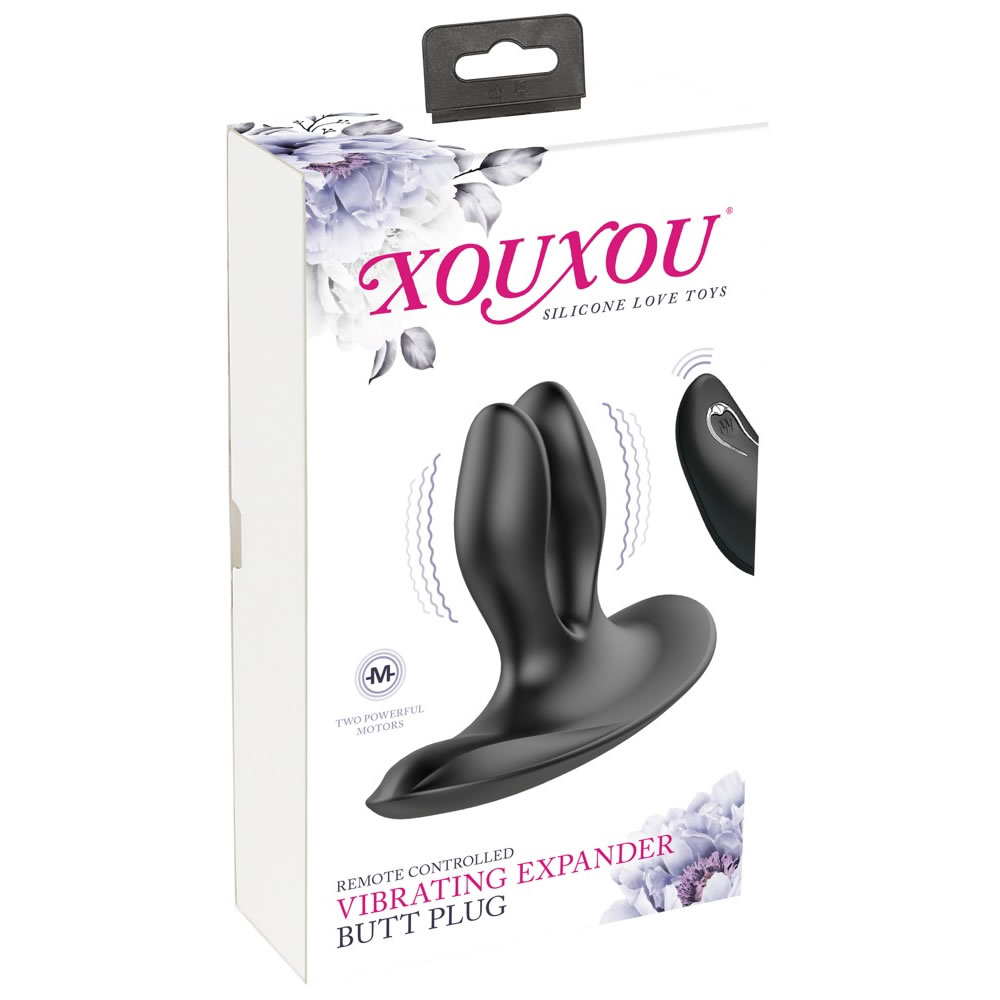 XOUXOU Expander Butt Plug with Vibrator and Remote