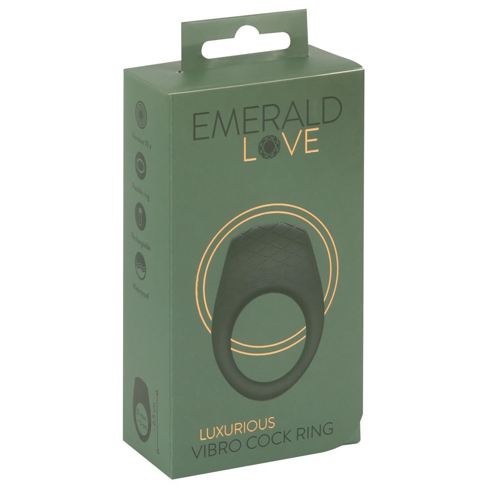 Emerald Love Vibrator Cock Ring