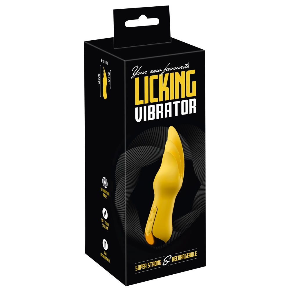 Zungenvibrator Licking Vibrator mit 3 dynamisch flatternden Spitzen