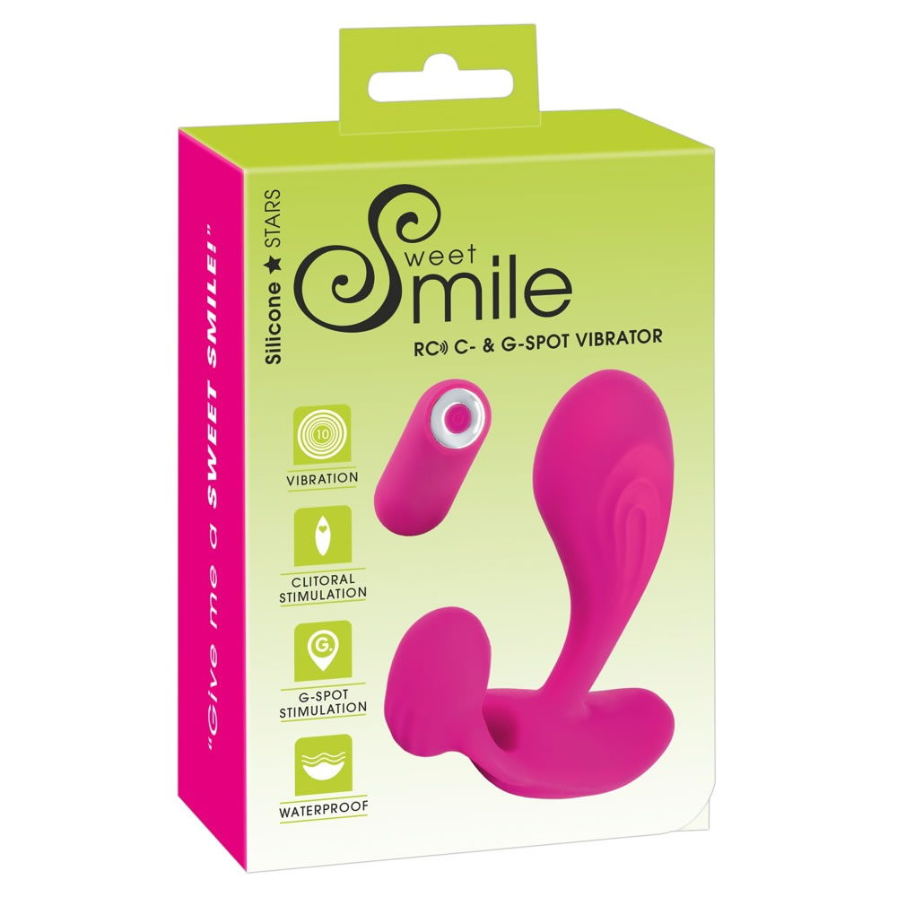 Sweet Smile Wireless G-spot Vibrator with Clitoris Stimulator