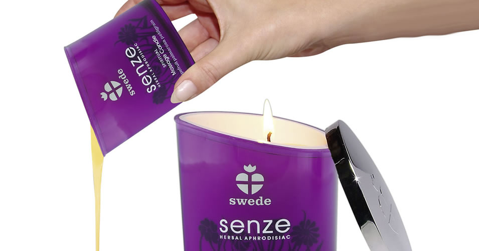 Massage Vokslys Senze med forfrende duft