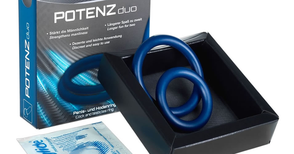 Cock Ring Silicone Potency Duo
