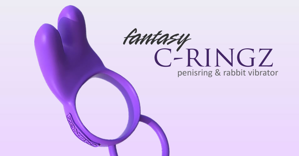 Fantasy C-Ringz Penisring med Rabbit Vibrator