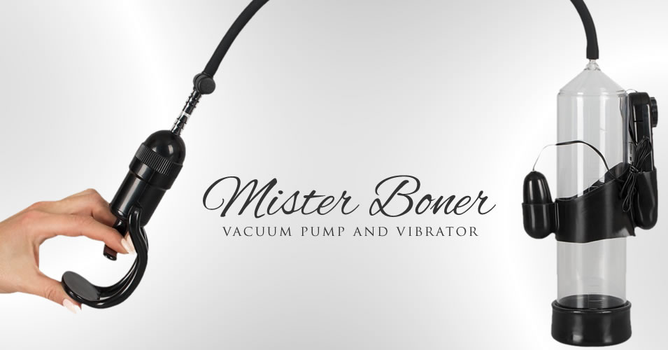 Mister Boner Penispumpe mit Vibrator