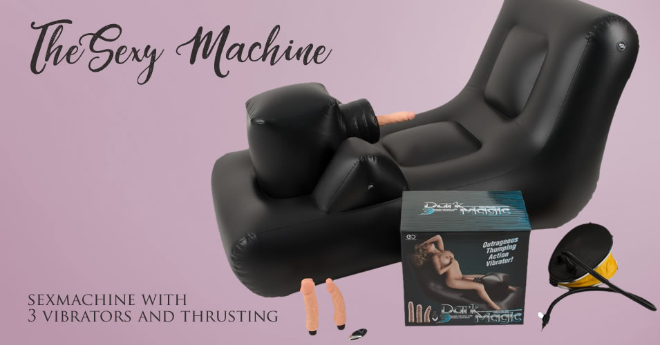 Sex Machine Dark Magic Thrusting Bed