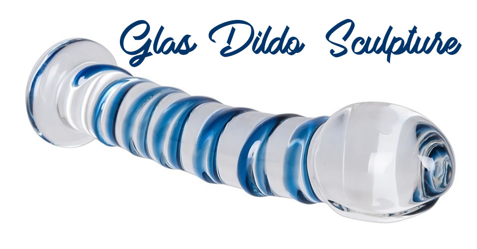 Glass Dildo Arts Clair Bleu