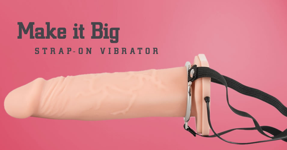 Silikone Strap-On Vibrator